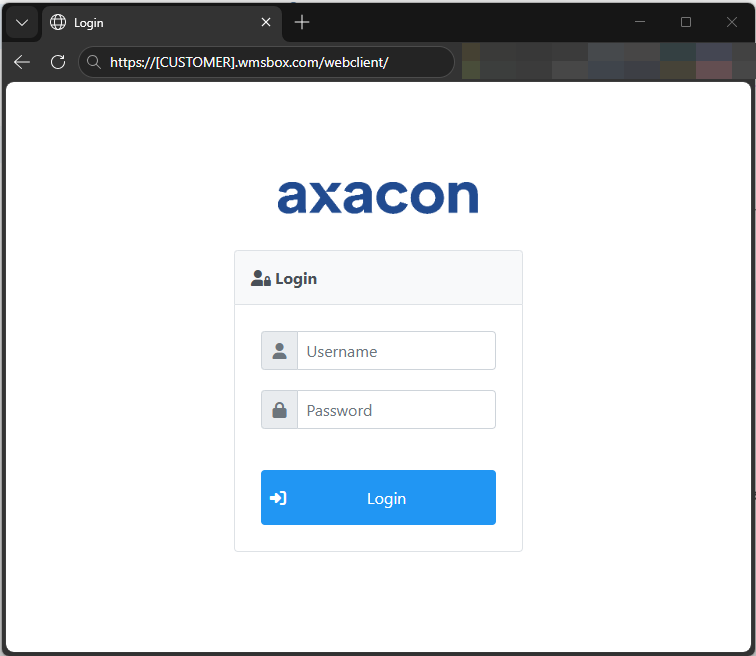 WebClient-AxaconWMS
